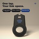 One tap on a phone opens your link, no app needed to open it, works on iPhone and Android